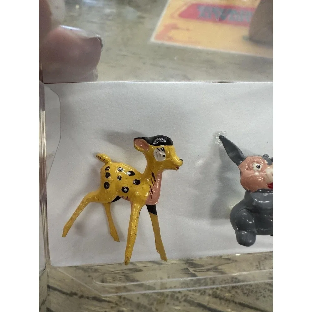 1960's Louis Marx Disneykins Bambi Thumper Walt Disney Tinykins Miniature (I)